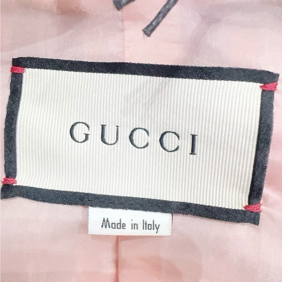 ❌sold❌Authentic Gucci Red and Blue Tweed Jacket - Picture 4 of 6